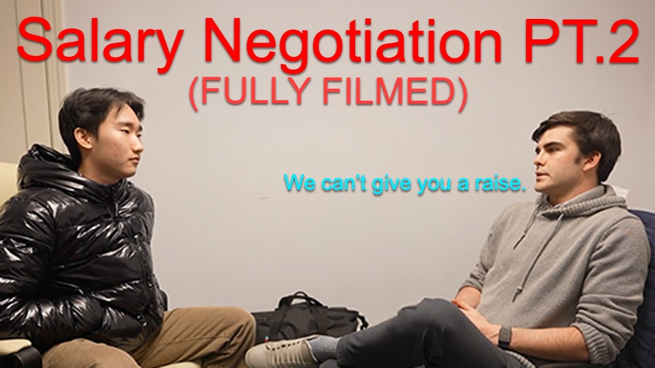 how i negotiated a raise with my boss (i filmed it lol)