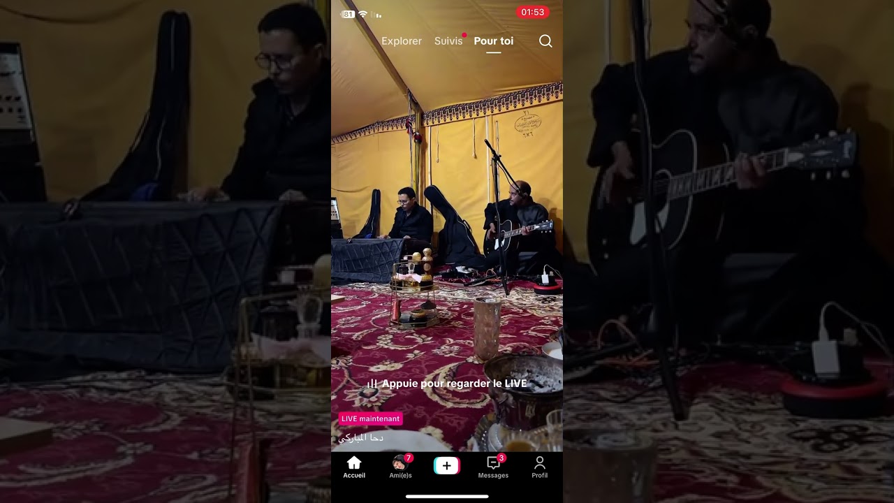 سهرات في مخيم دحا رفقة الفنان لحبيب الموساوي 