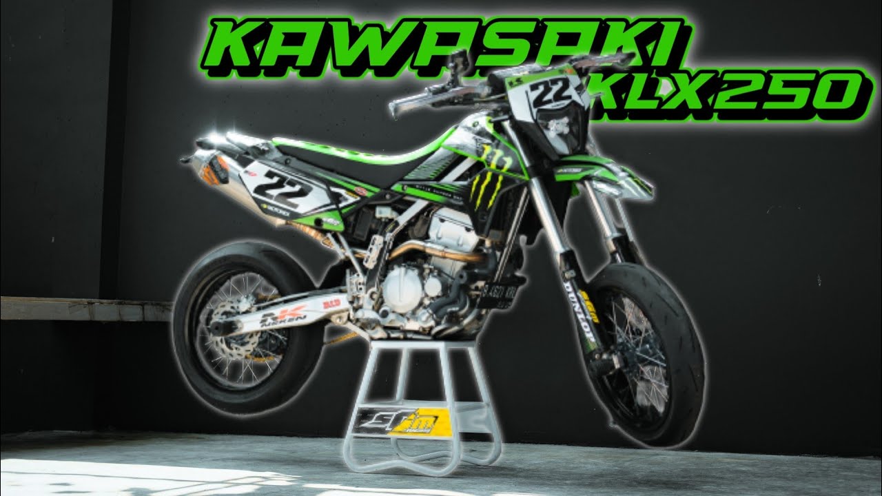 PROJEK KAWASAKI KLX 250 SUPERMOTO bajet 35jt