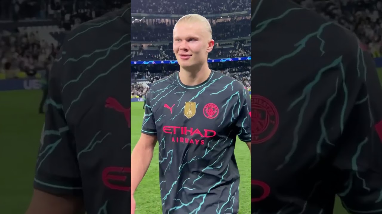 ERLING HAALAND 🤝 LIVESCORE ADMIN 😉 #ucl #championsleague #mancity #football #uefa #haaland