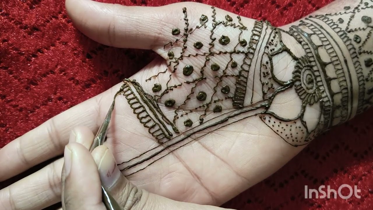 Step by step easy mehndi design ✨❣️