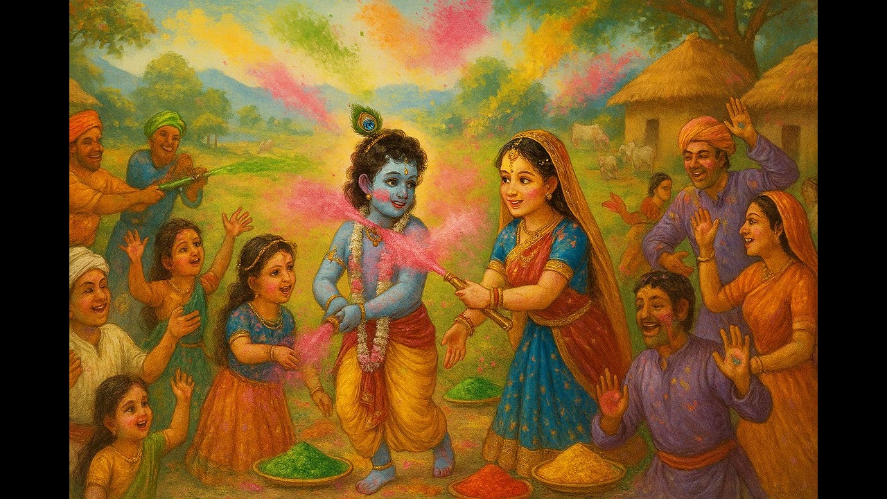 કાના મારે ઘેર હોળી રમવા - સરોજ ધ્રુવ  ll  Kana mare gher holi ramava - Saroj Dhruve