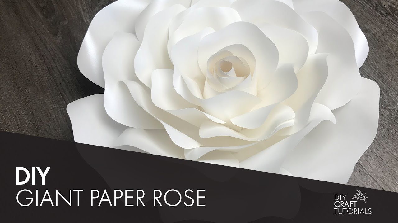 DIY PAPER FLOWER TUTORIAL | Paper Flower Wall Decorations | Cut template by hand or cutting machine