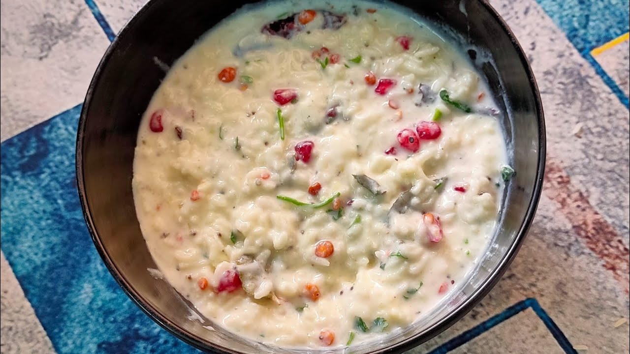 दही— चावल रेसिपी/ curd rice recipe/south indian recipe
