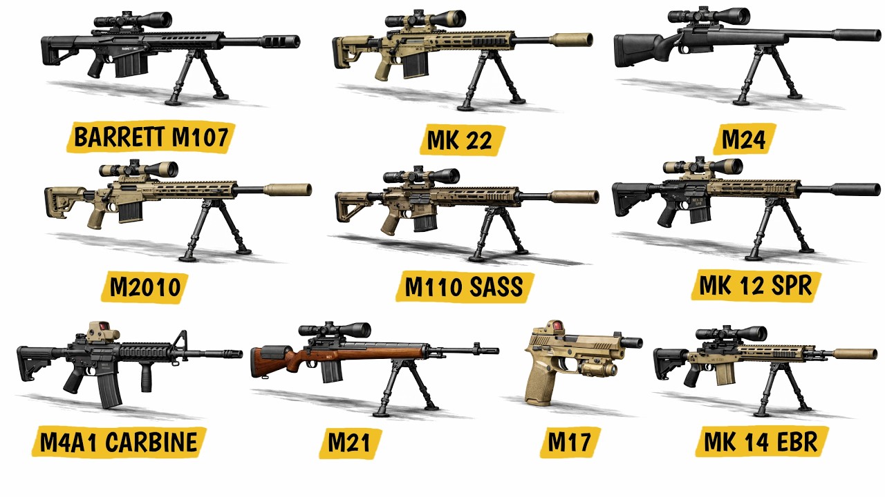 Every US Army Sniper Weapon EXPLAINED
