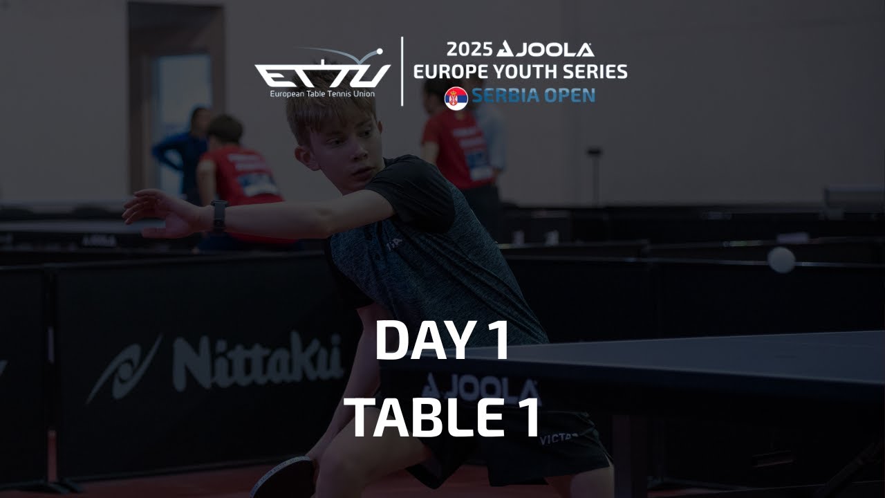 JOOLA EUROPE YOUTH SERIES 2025 | SERBIA OPEN | DAY 1