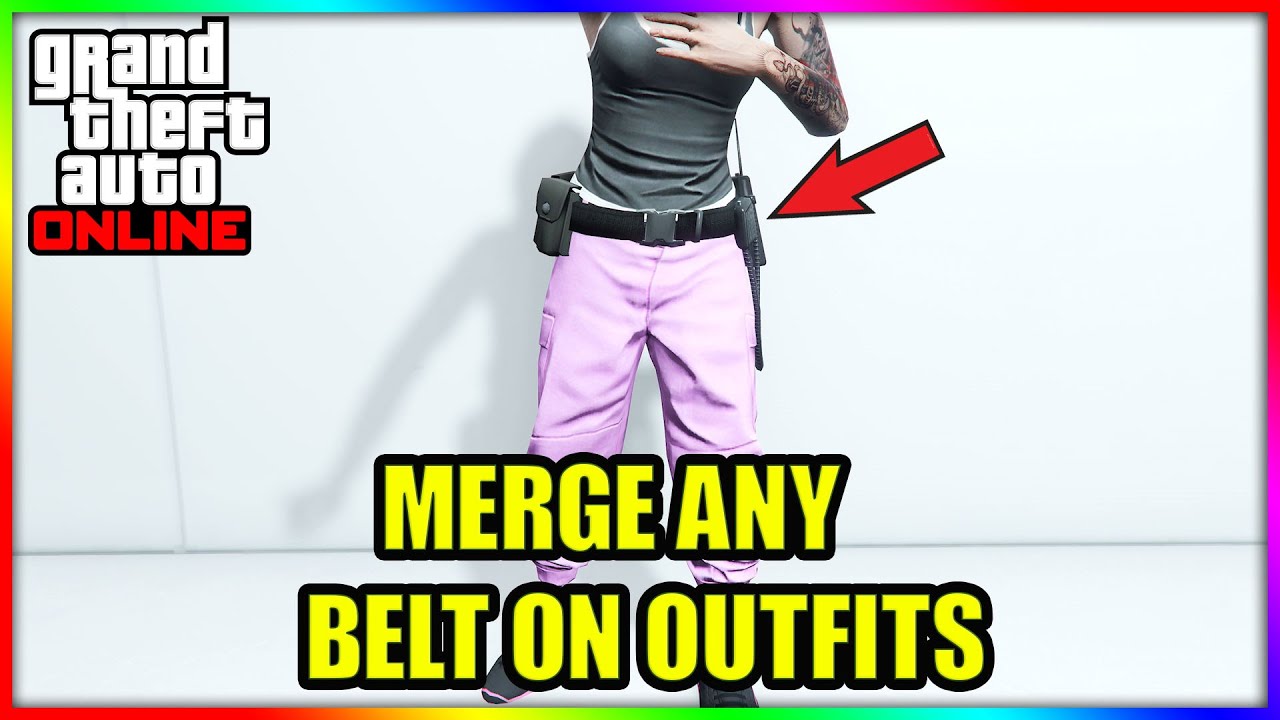 How To Merge Any Belt On Outfits In GTA 5 Online After Patch 1 64! (NO TRANSFER)