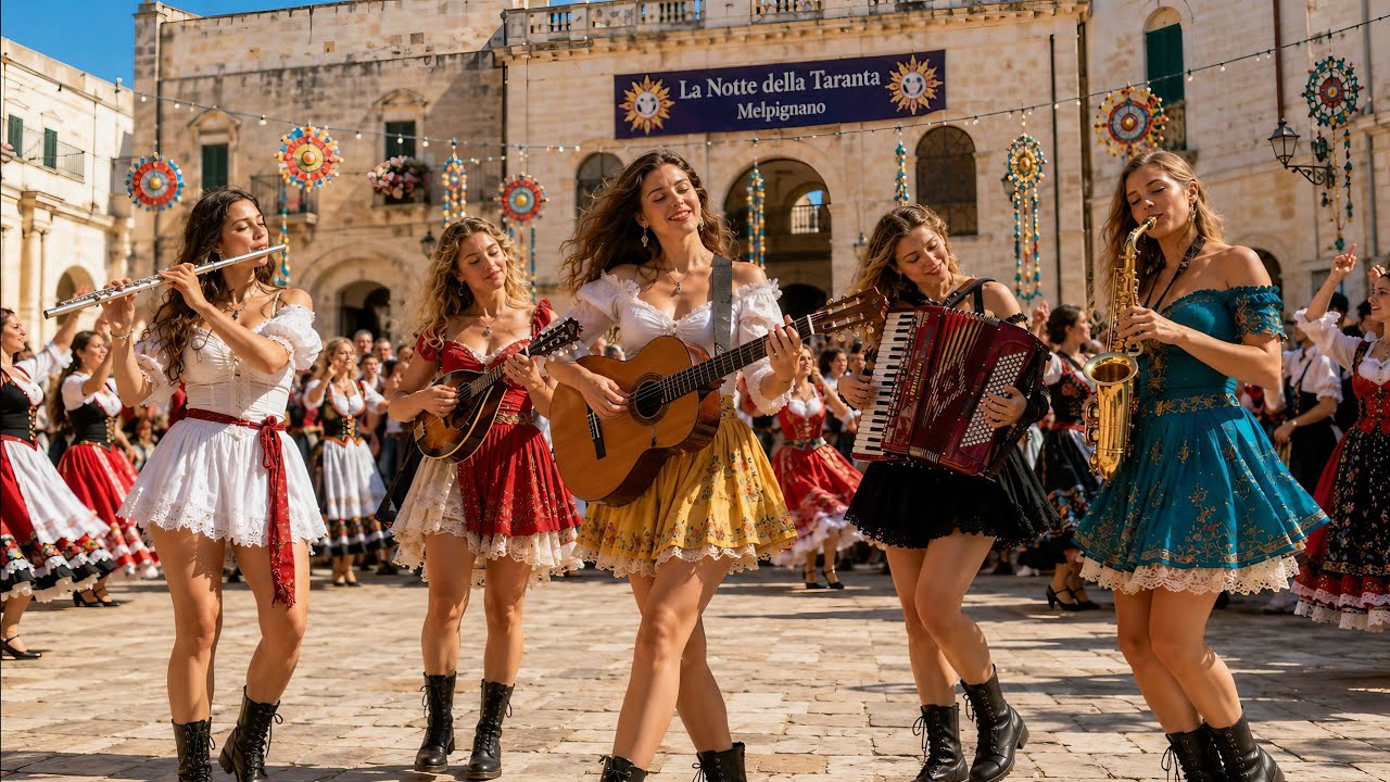 Golden Years Flamenco Fusion Tarantella - Relaxing Spanish Guitar, Mandolin, Accordion, Flute & Sax