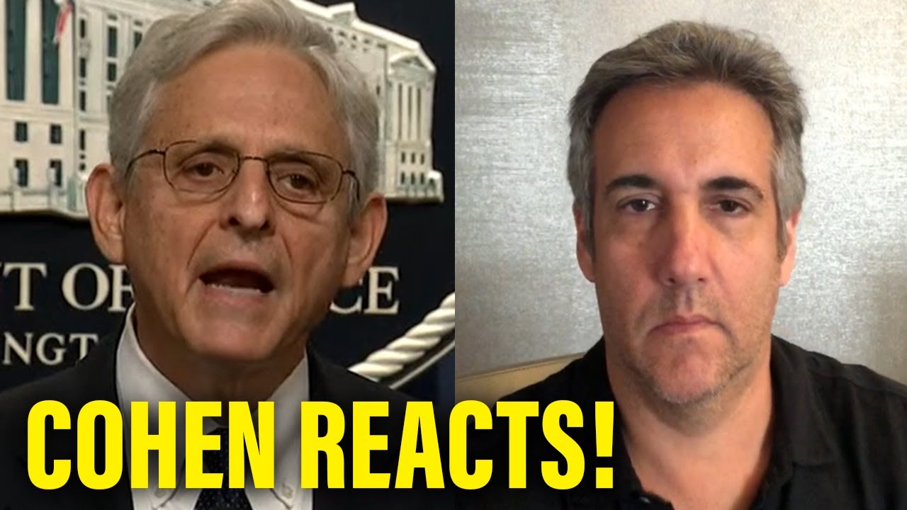 BREAKING: Michael Cohen REACTS to Merrick Garland Press Conference on Mar-a-Lago Search Warrant