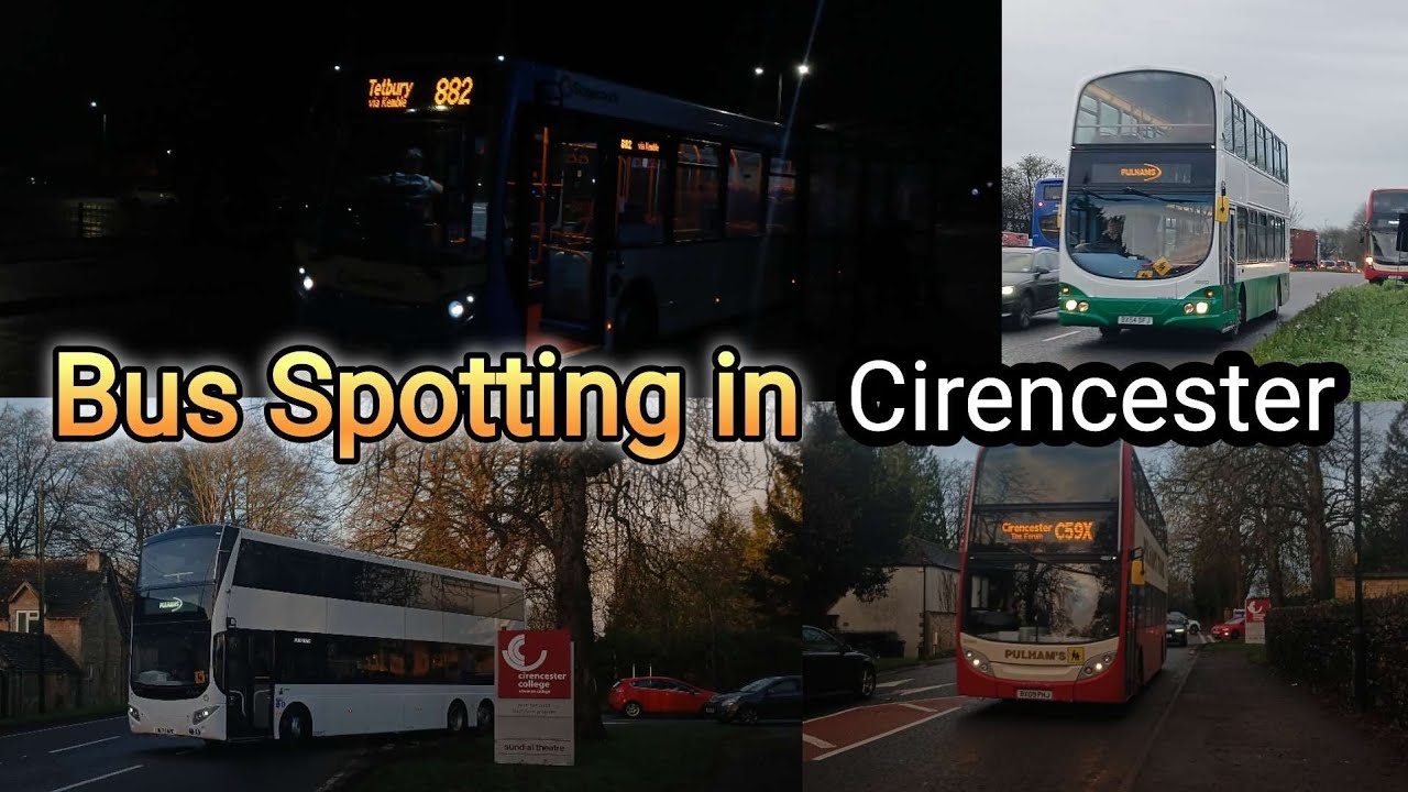 Bus Spotting in Cirencester: November and December 2025 ULTIMATE COMPILATION