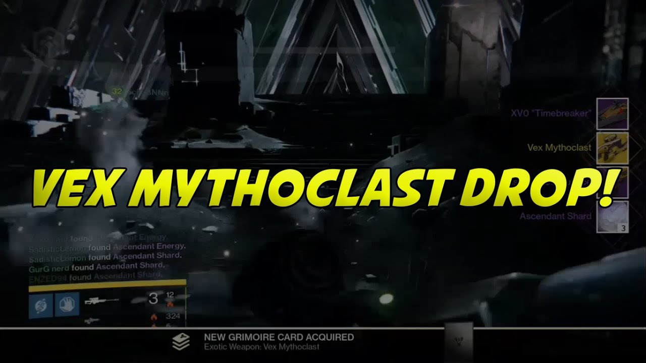 Destiny - Vex Mythoclast Drop! (Finally)