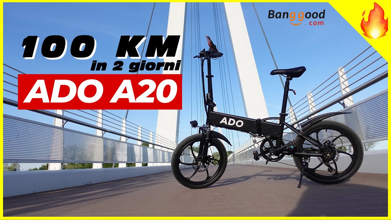 100 Km in 2 GIORNI con la ADO A20 Bici Elettrica a Pedalata assistita