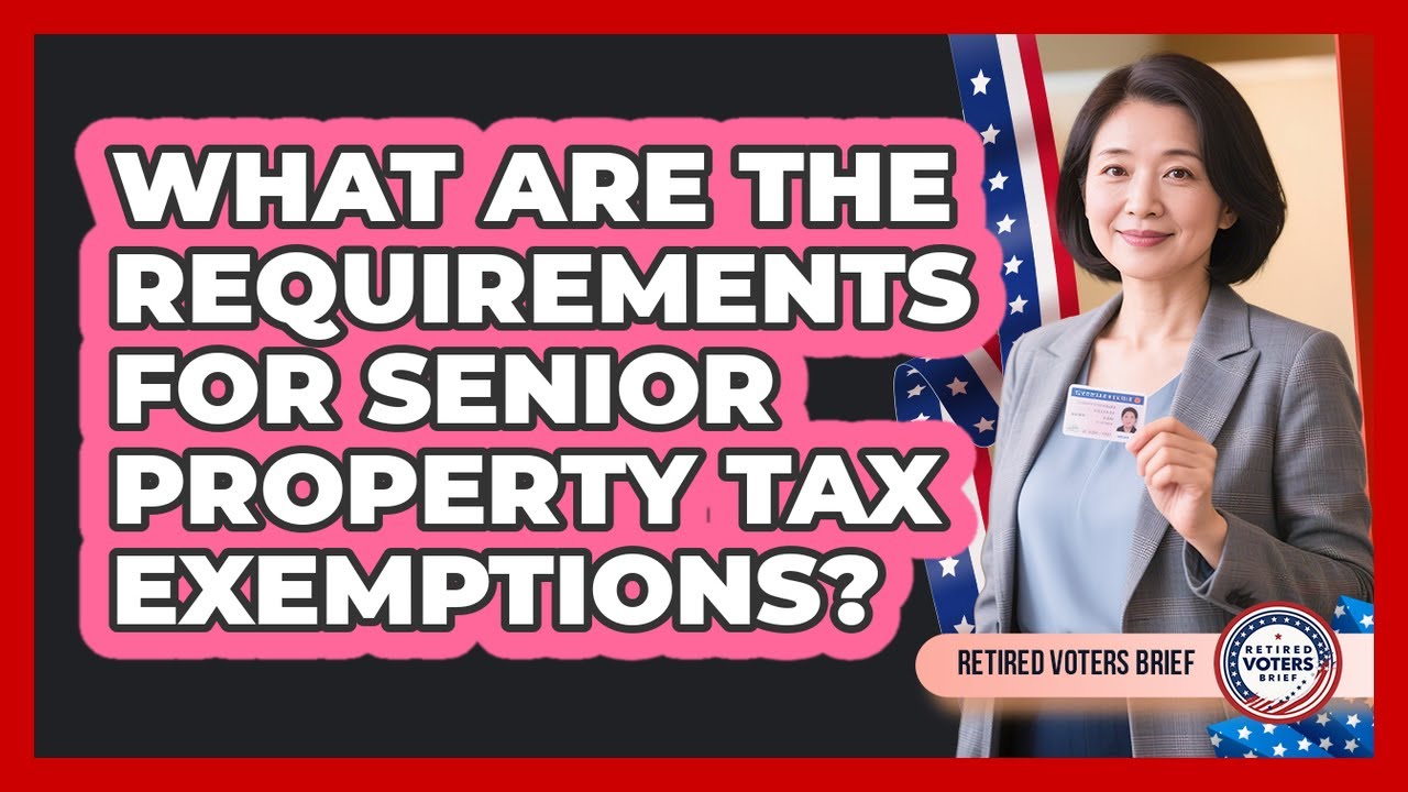 What Are The Requirements For Senior Property Tax Exemptions?