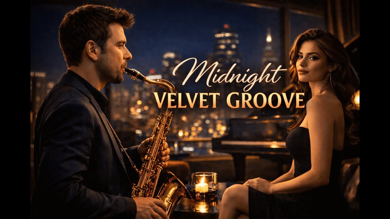Midnight Velvet Groove – Cinematic Smooth Jazz Saxophone | Luxury Lounge Night Vibes