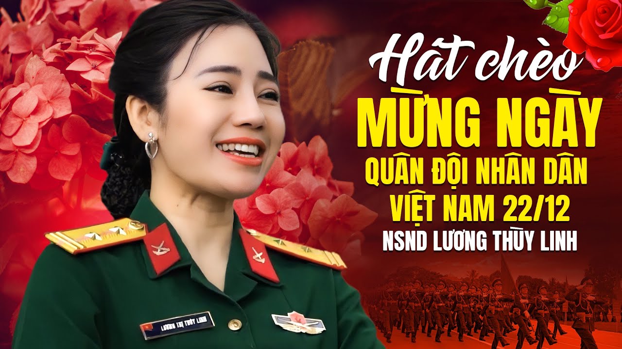 CÔ BỘ ĐỘI HÁT CHÈO MỪNG NGÀY QUÂN ĐỘI NHÂN DÂN VIỆT NAM - Quá yêu thương, xúc động và tự hào