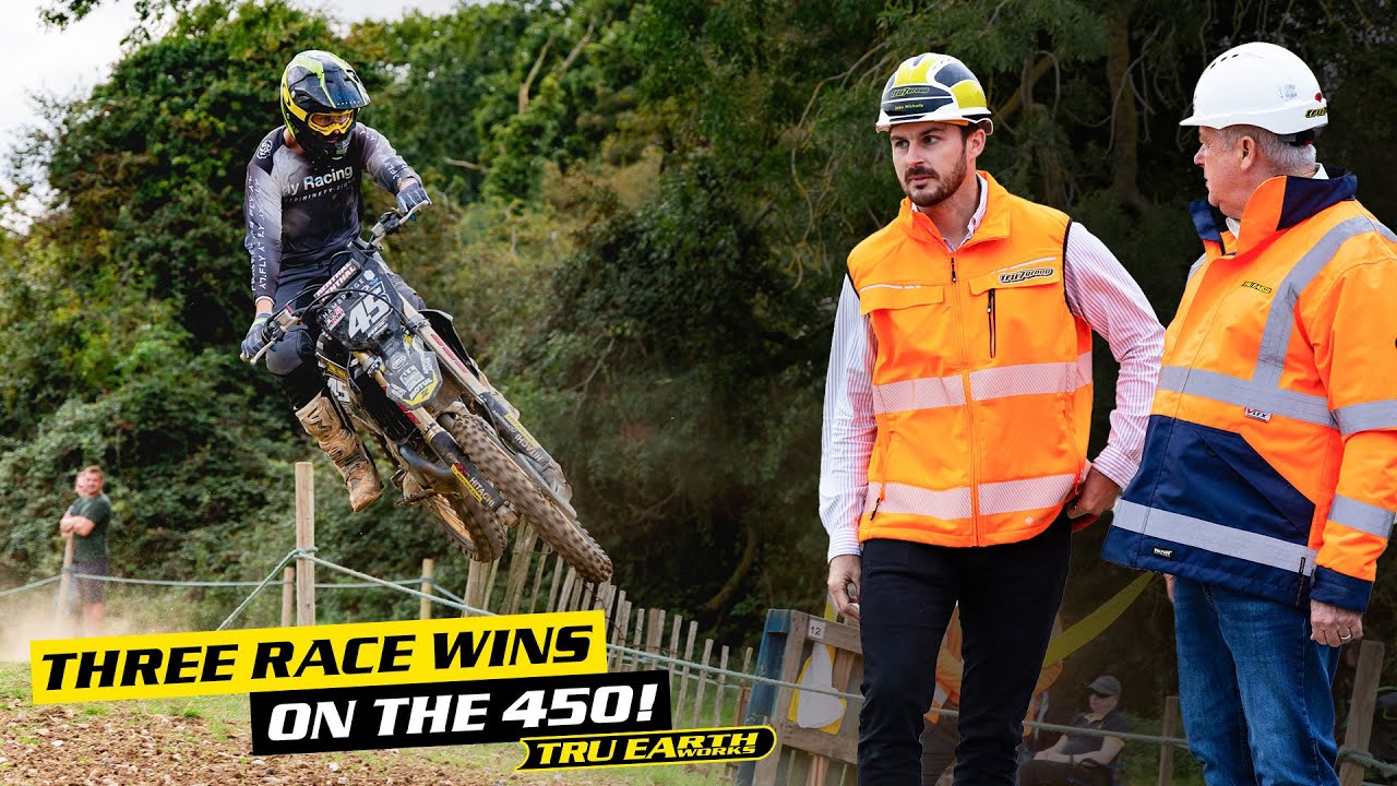3 Race Wins at Wattisfield on the 450! | Visit to a local Tru Earthworks project with Dad 🚧