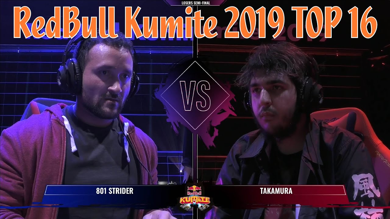 RedBull Kumite 2019 - TOP 16｜801 strider (G) vs Takamura (Akuma)