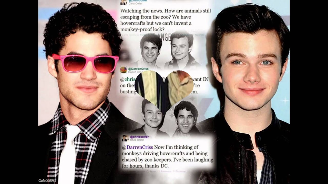 Chris Colfer and Darren Criss