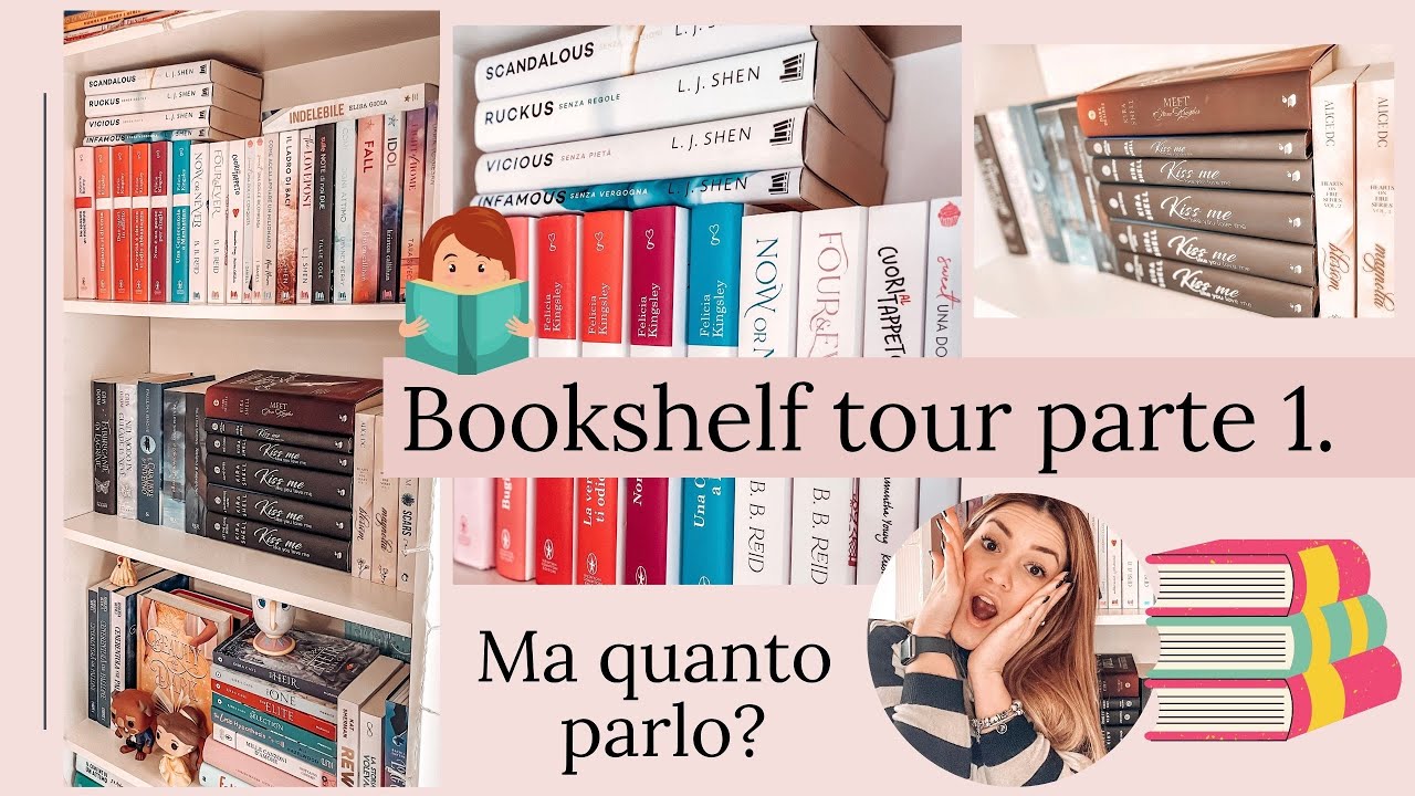 Bookshelf Tour parte. 1 ❤️ // Ambra's Edition.
