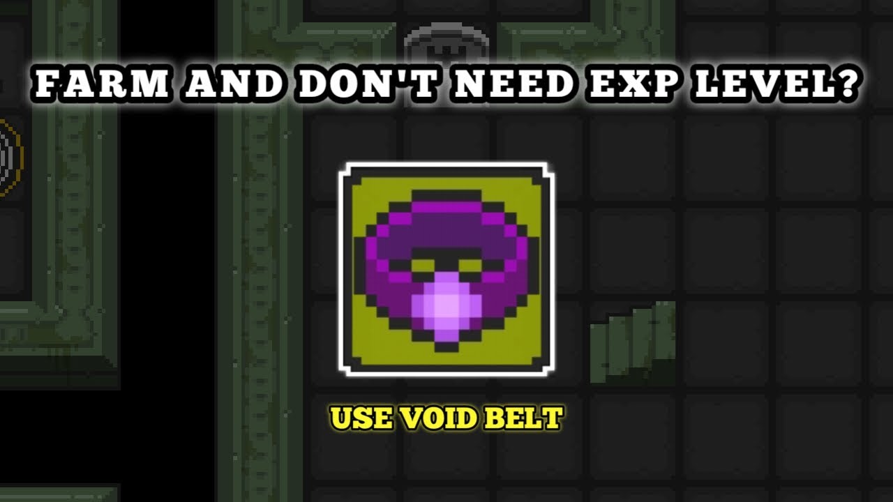 Rucoy Online : Void Belt, Item for a farmer, who is lazy to train 