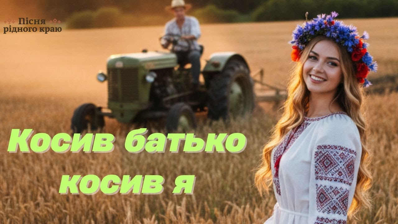 Косив батько, косив я - Сучасна українська пісня