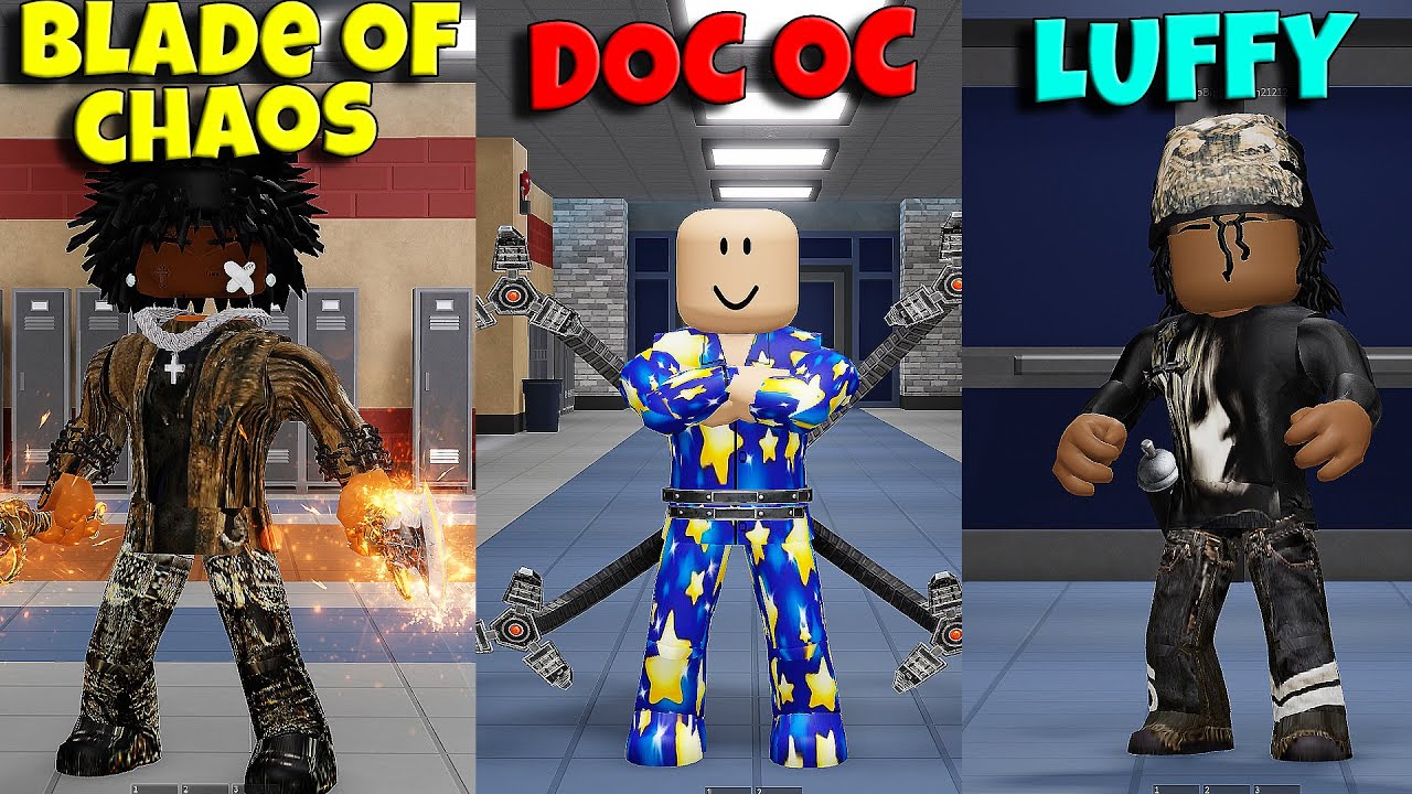 I Used Every NEW Style For 1 Hour In Roblox Fight In A School..