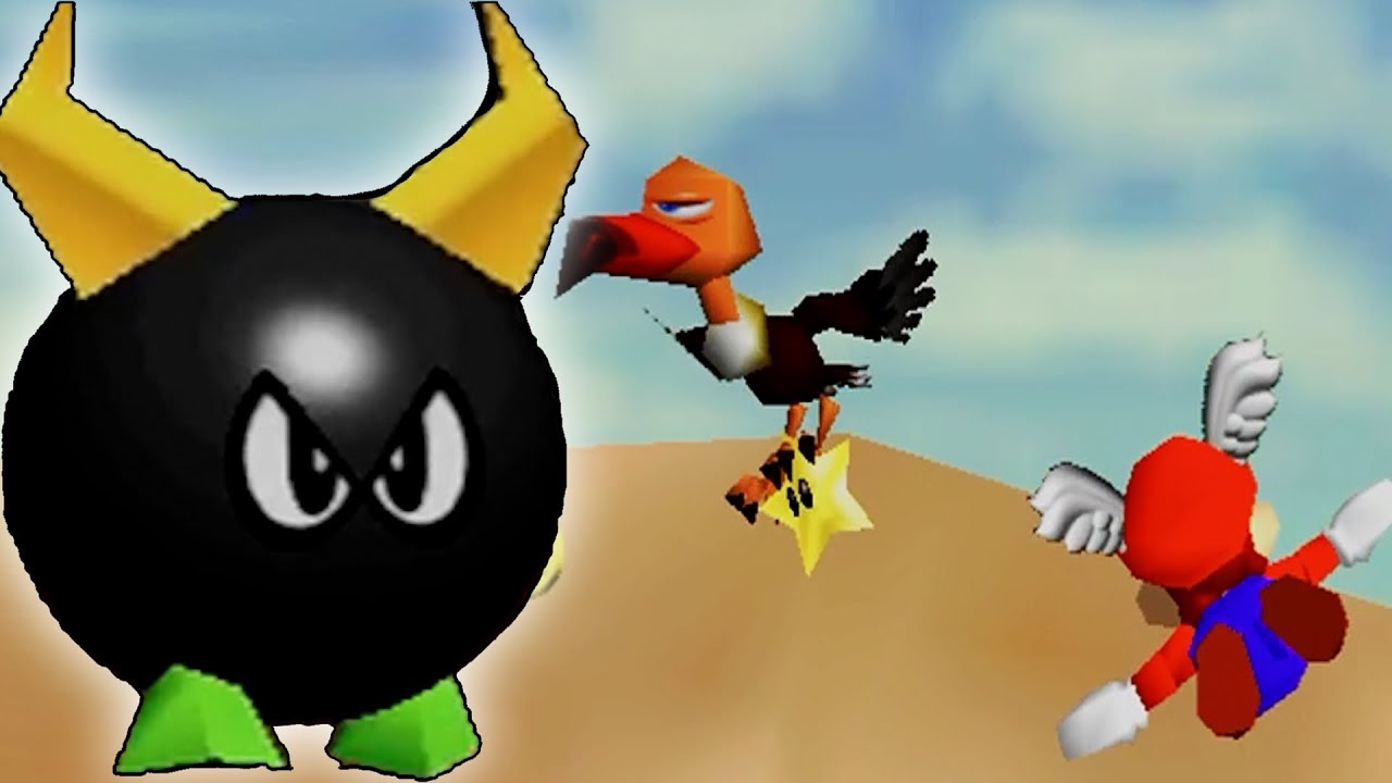 BİG BULLY VE YILDIZLI KUŞ | Super Mario 64 - 2