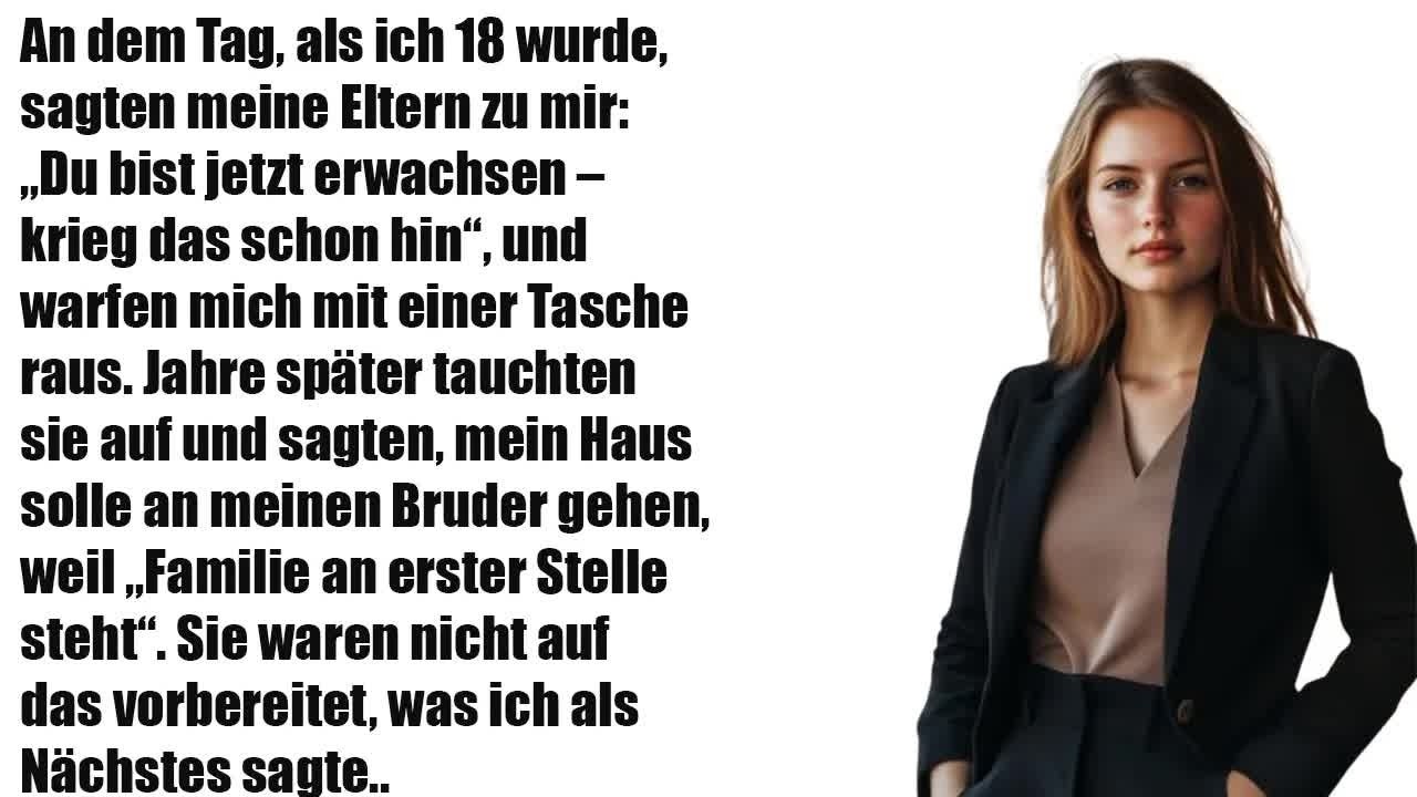 An meinem 18  Geburtstag sagten sie： „Du bist erwachsen“ – und warfen mich raus