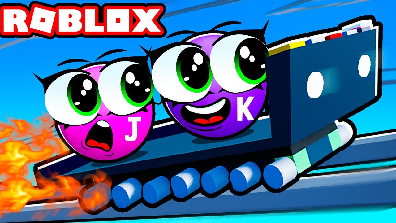 Cart Ride but You're a Ball! | Roblox