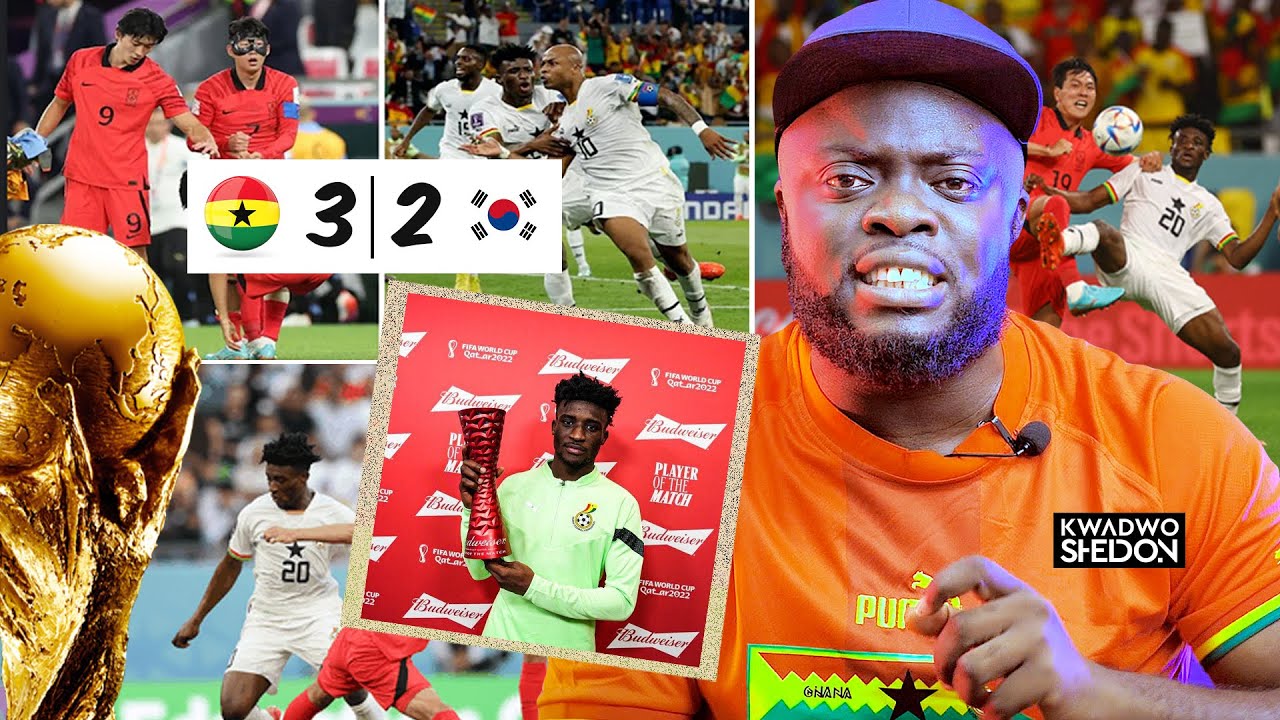 Ghana beats South Korea 3-2