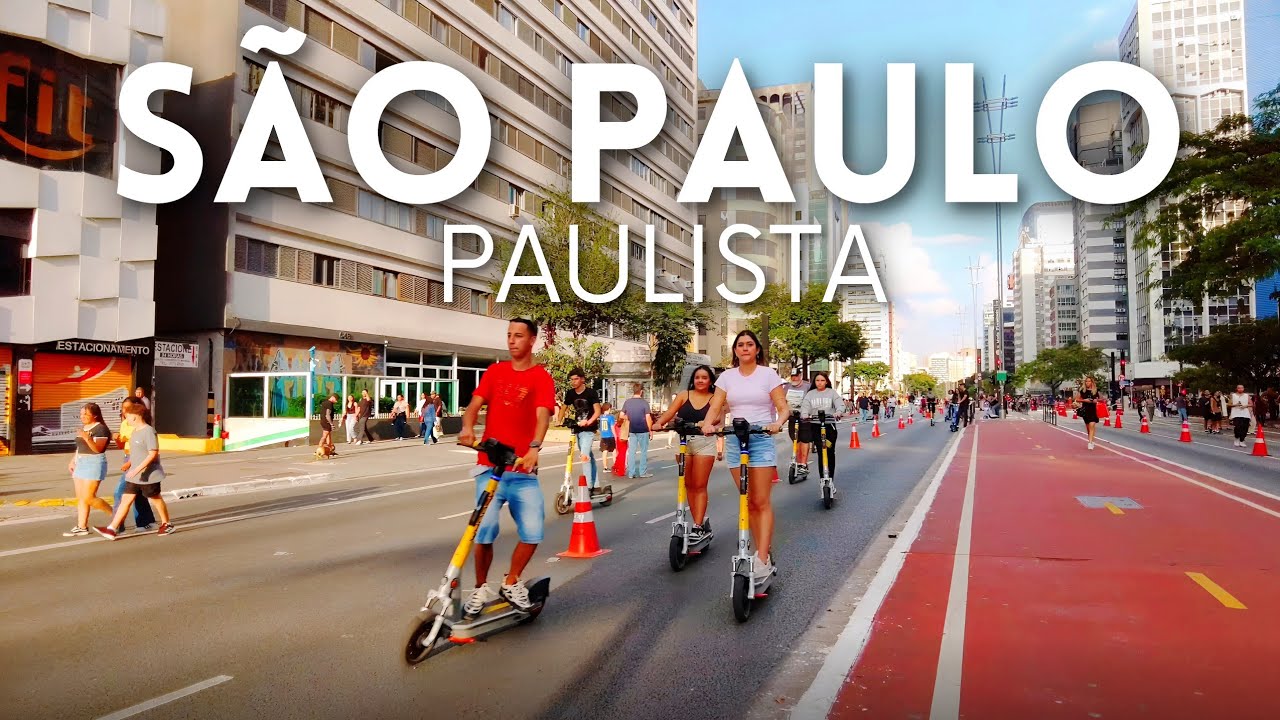 🇧🇷 Avenida Paulista e Casa das Rosas em São Paulo 4K