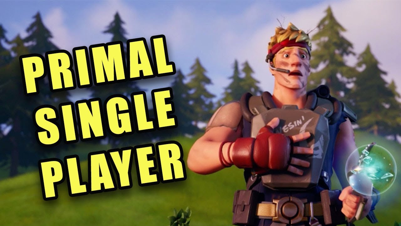 Fortnite Chapter 2 Season 6 gameplay single player - Fortnite Primal intro and story