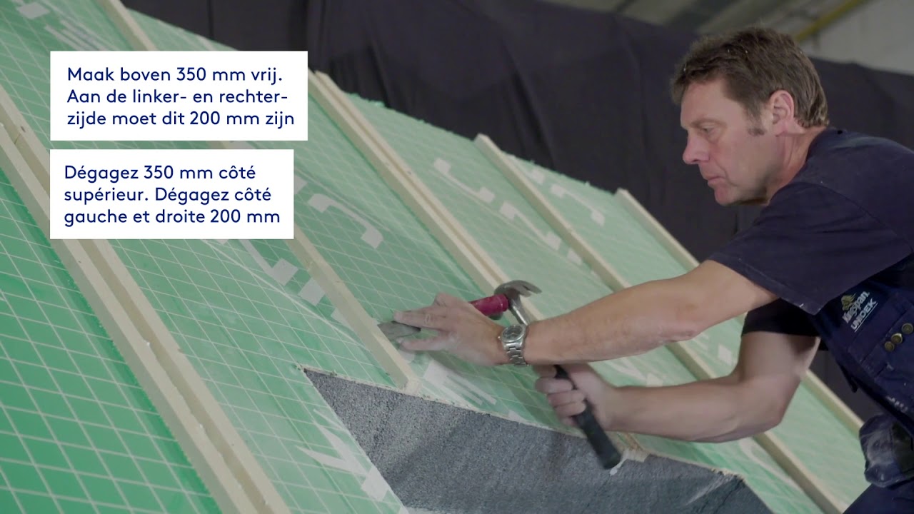 Verwerking Unidek Aero Dakraamkozijn // Mise en œuvre Unidek Aero Chambranle de fenêtre