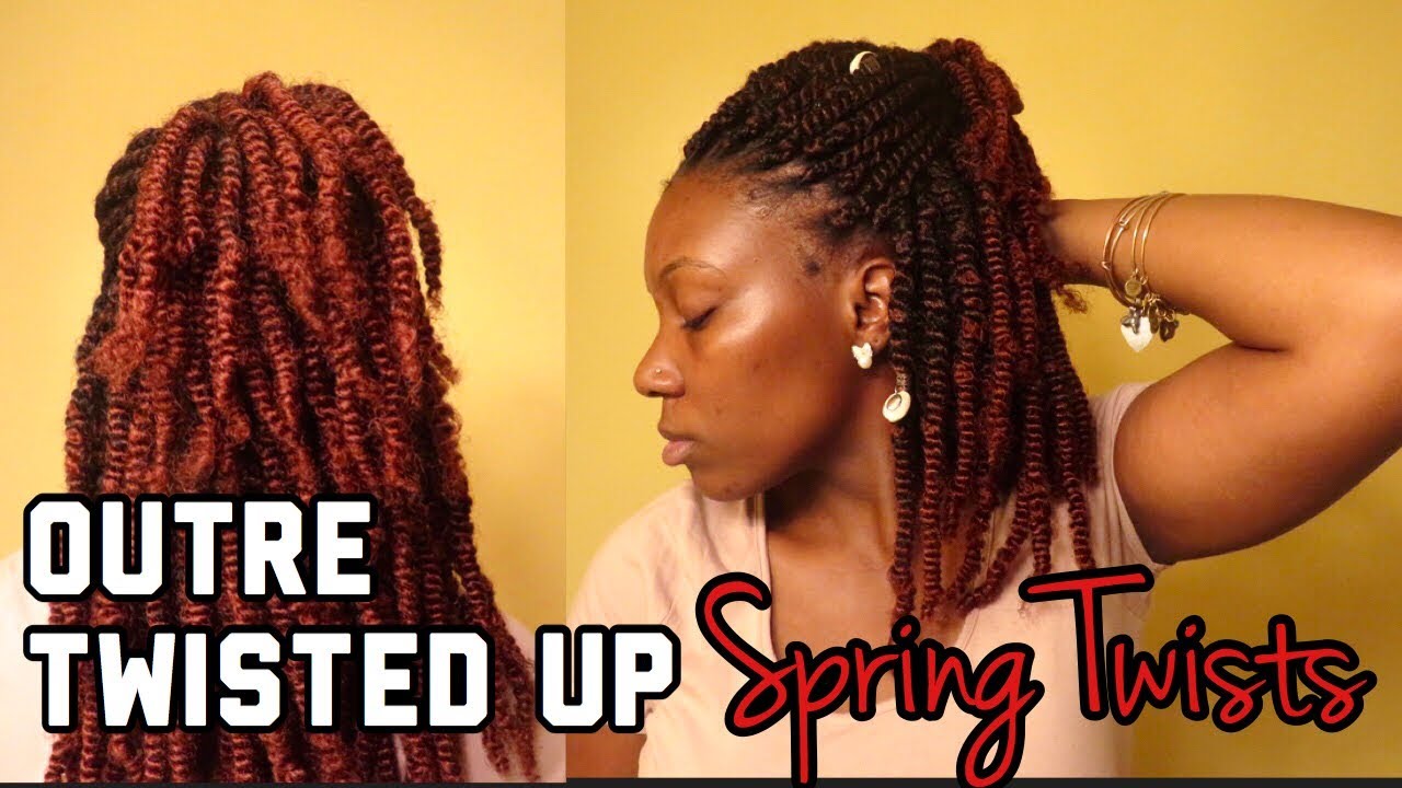 **NEW** Outre X-Pression Twisted Up Crochet Springy Afro Twists