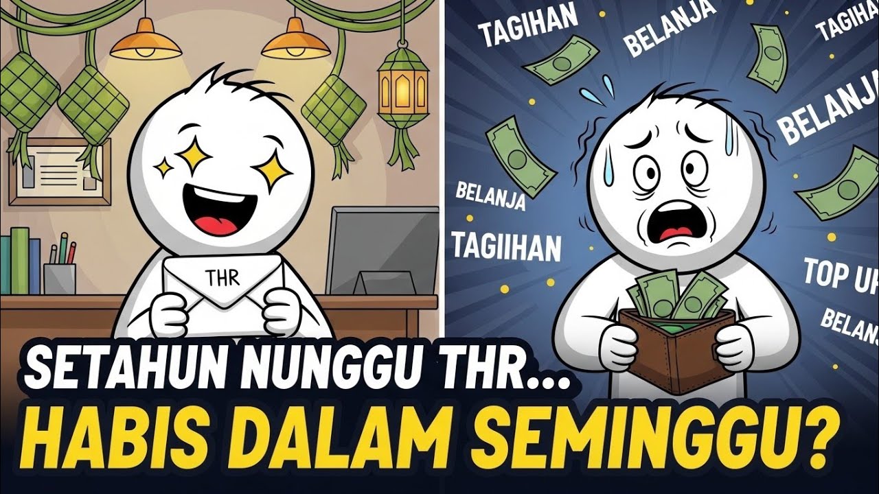 Setahun Nunggu THR… Habis Dalam Seminggu