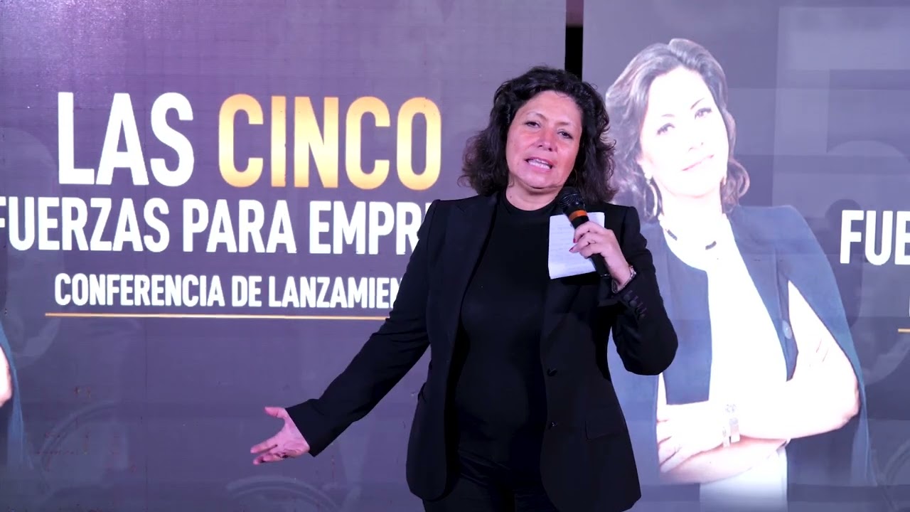 Lanzamiento del libro las 5 fuerzas para emprender - Lourdes Enríquez