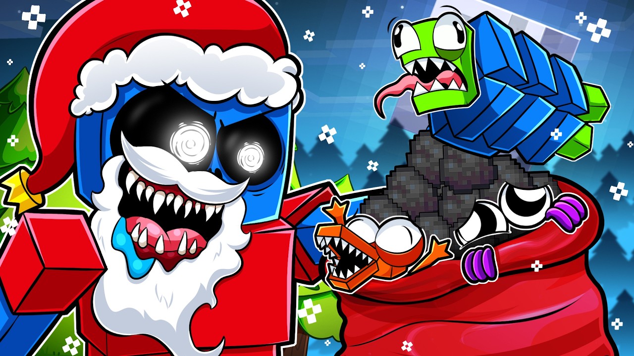 RAINBOW CHRISTMAS DWELLER NIGHTMARE! (Minecraft)