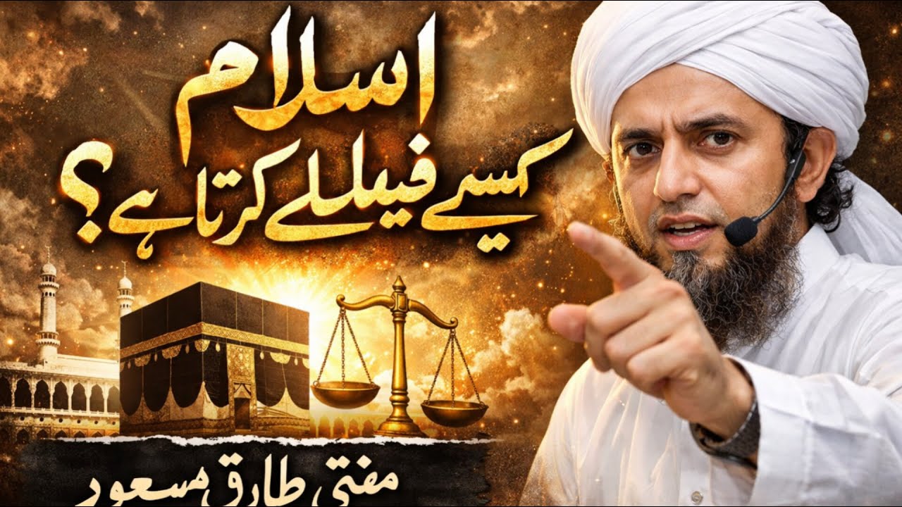 Islam Kaise Faisle Karta Hai ? | Mufti Tariq Masood Speeches 🕋