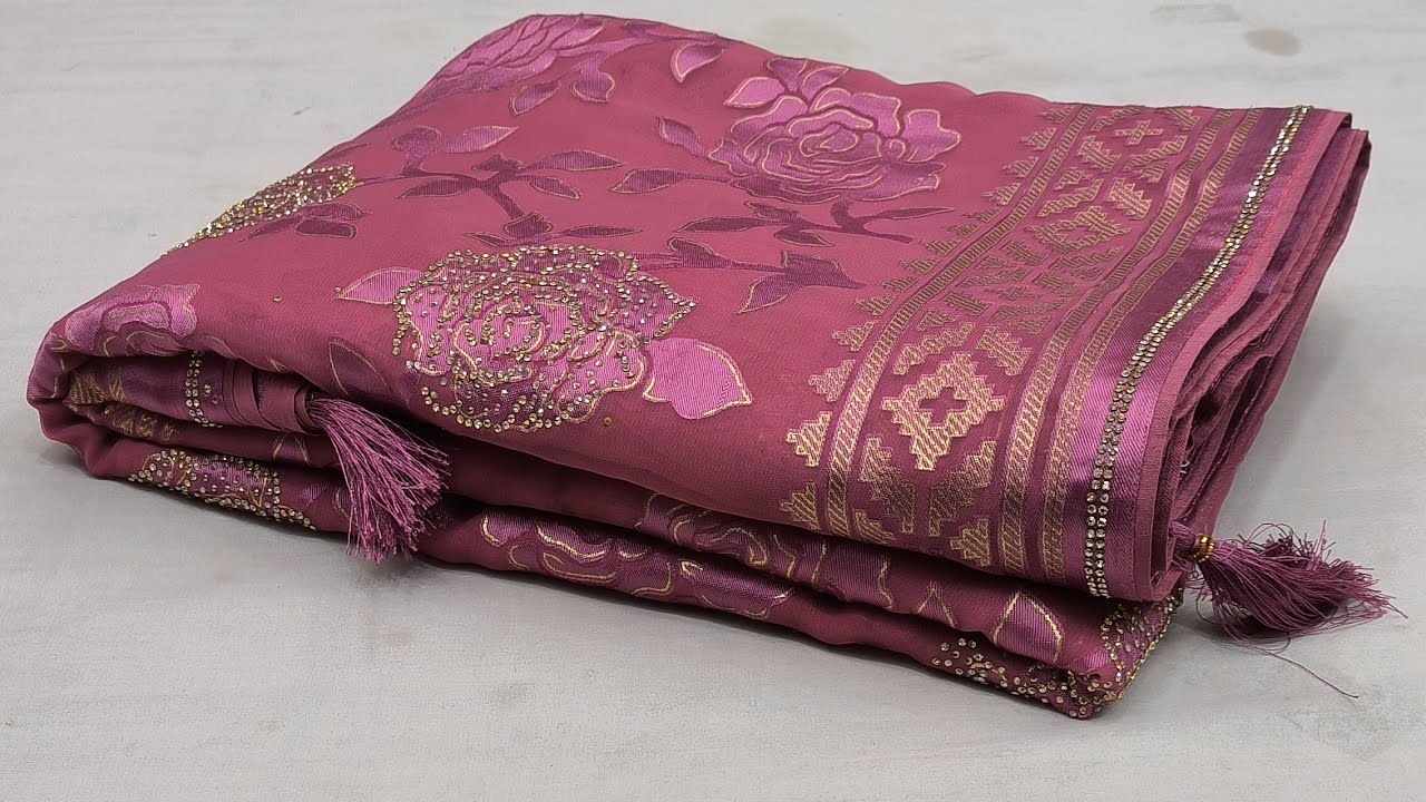 New Party Wear Sarees|Fancy Braso Sarees|Work Blouse Saree#newfancysaree #sareefashion 