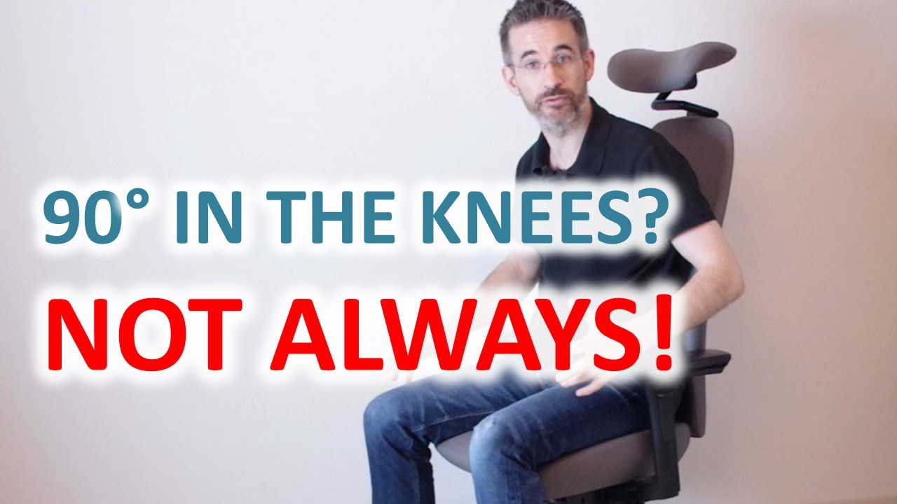 Нужен ли угол в коленях 90 градусов для идеальной позы? Это зависит от вашего стула!