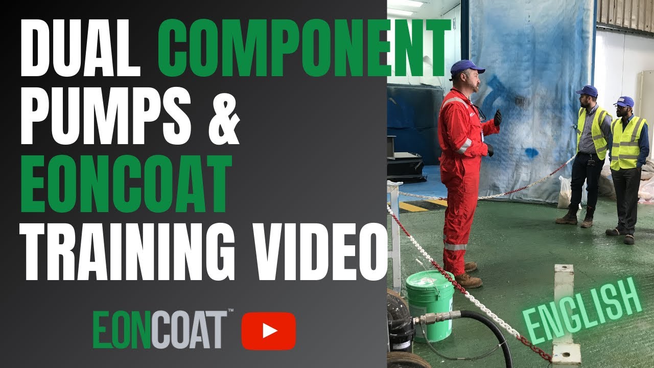 How to Work Dual Component Pump &  Spray EonCoat Training Video (English)