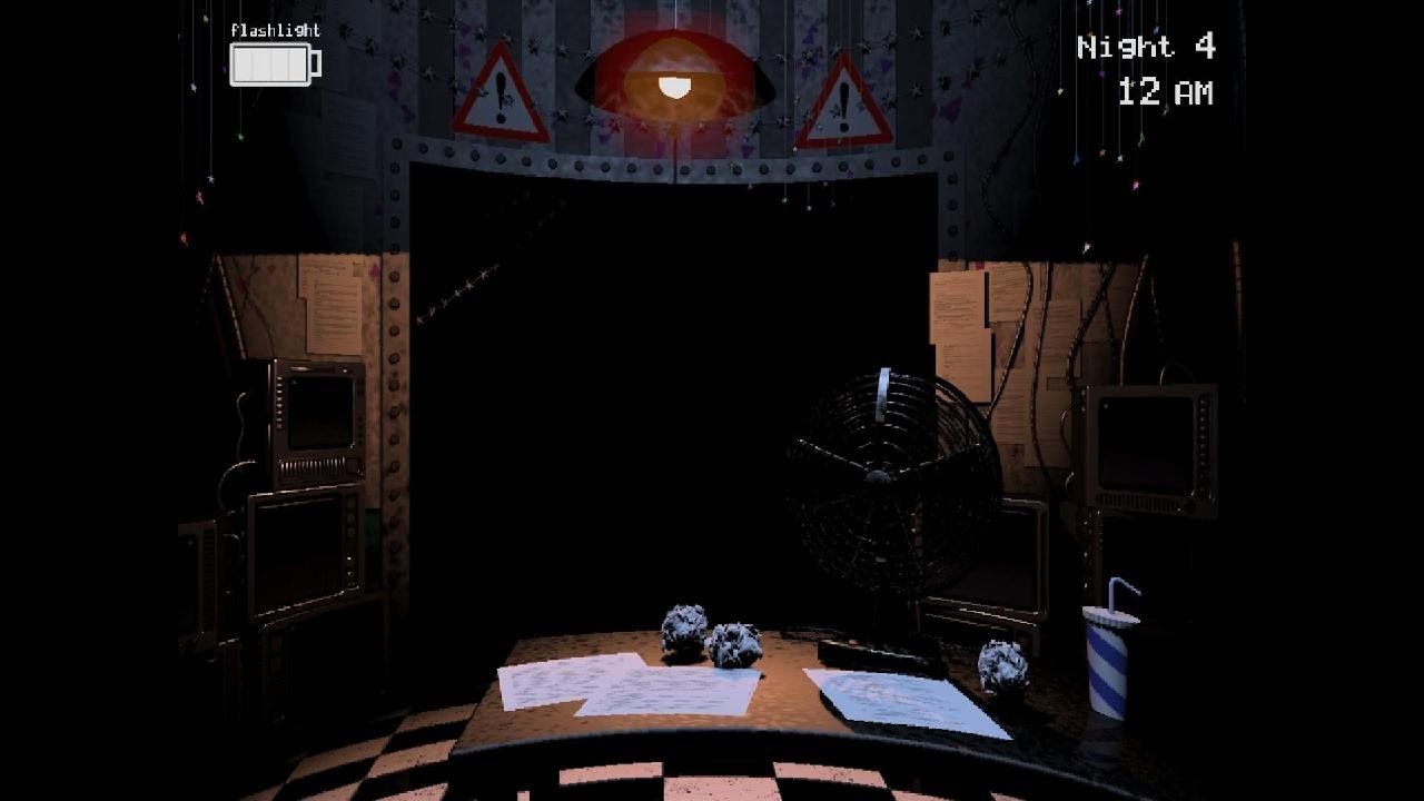 Foxy running into the night