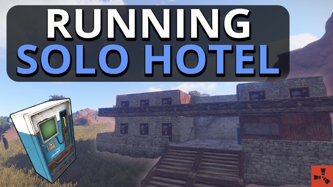 Running A HOTEL And SHOP For Solo Players!!! Rust Solo Survival gameplay S18 Ep4