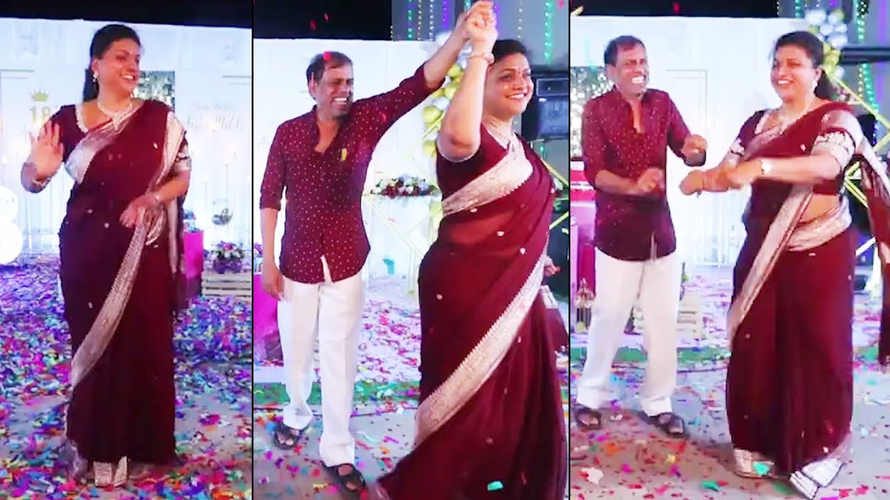 Actress Roja SUPERB Dance At Her Daughter Anshu Malika Birthday Party | Daily Culture