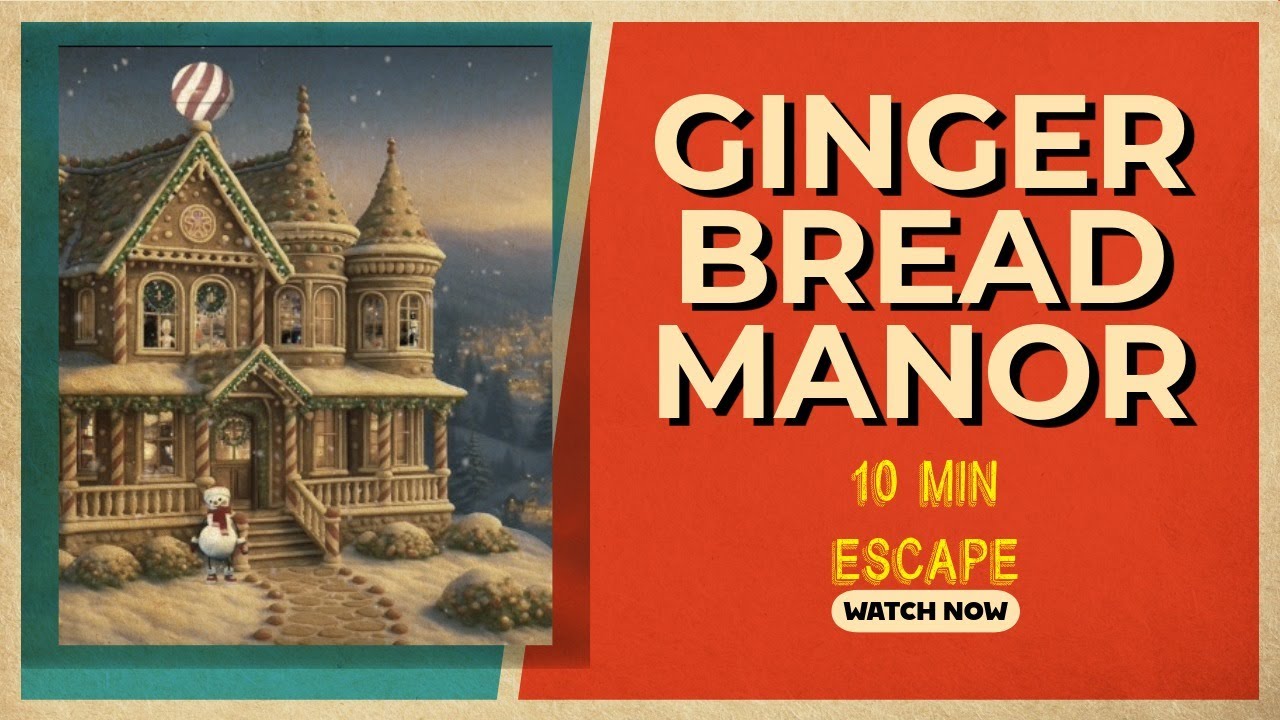 Gingerbread Manor Christmas Party — Trap Holiday Ambience (10-Min Escape | 4K)