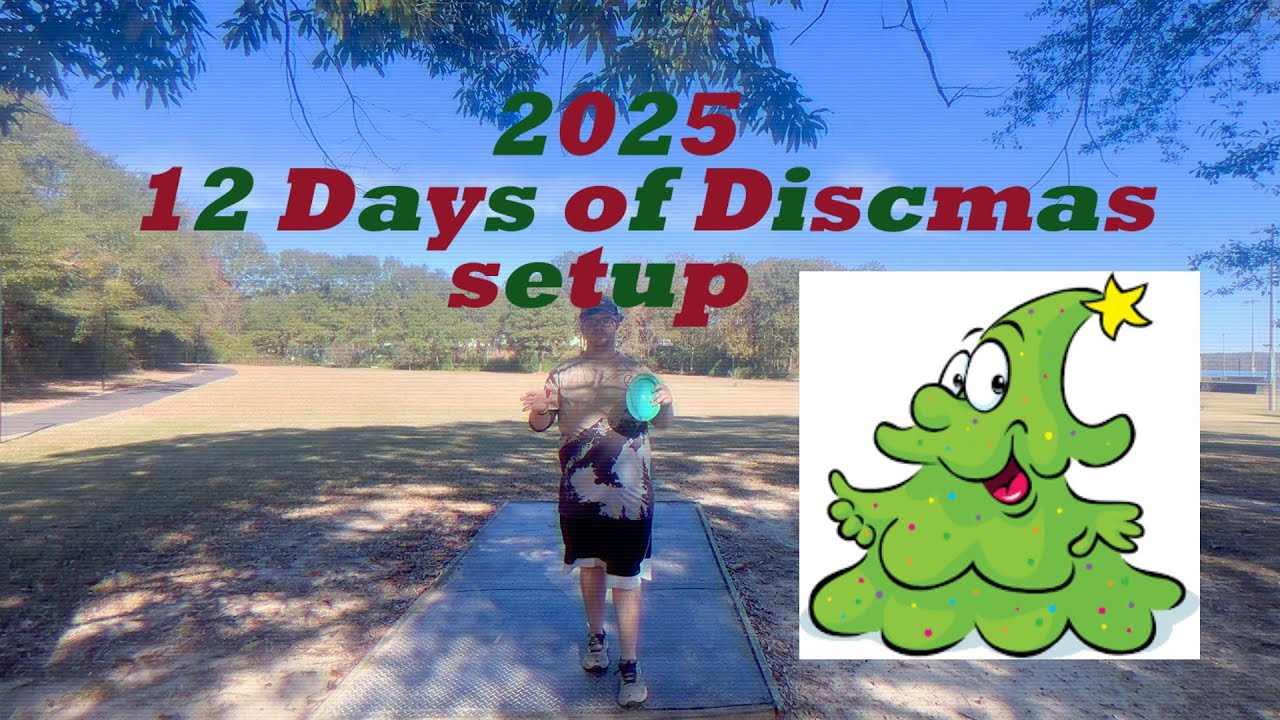 2025 12 Days of discmas setup