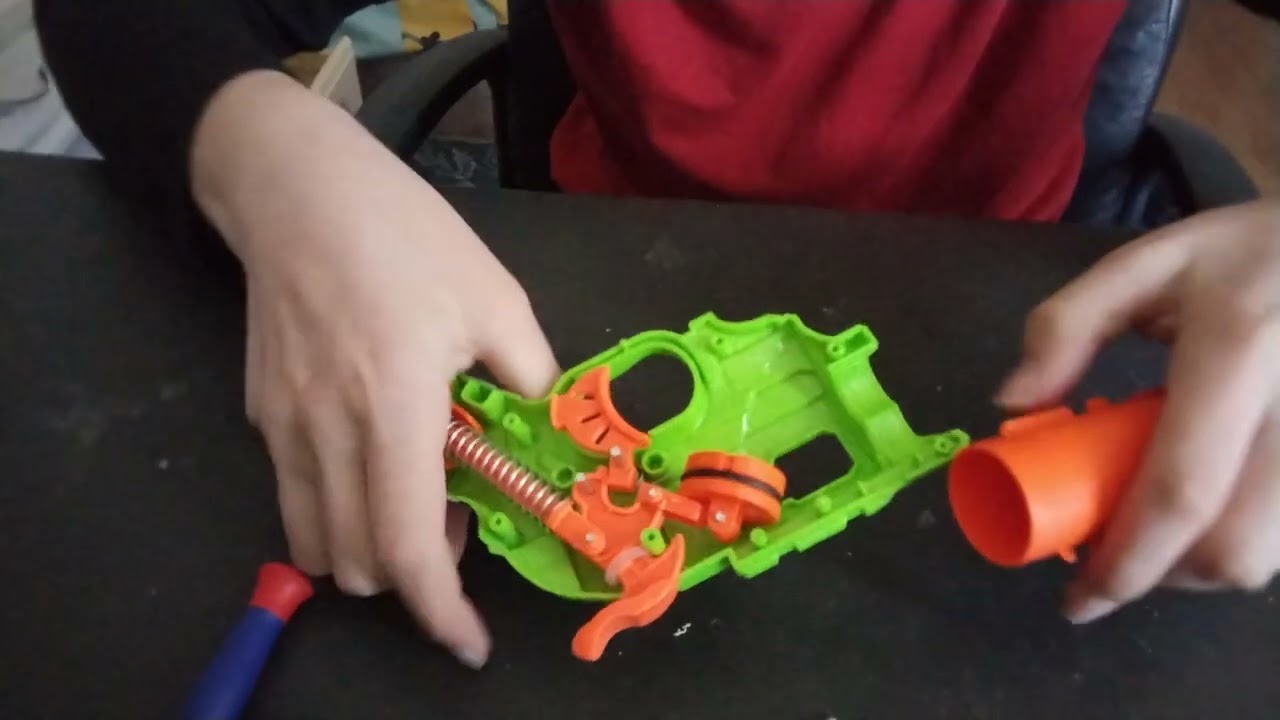 how to take apart and reassemble the nerf doublestrike