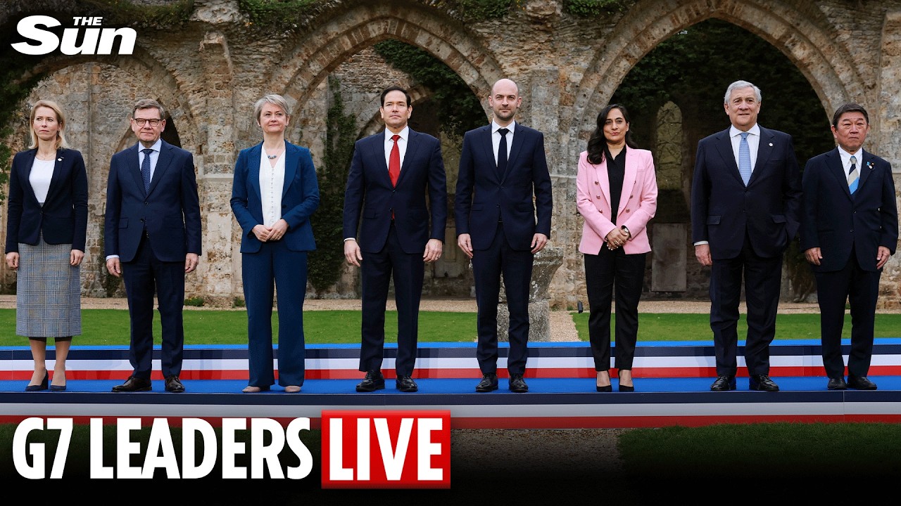 LIVE: G7 foreign ministers meet at the Vaux-de-Cernay Abbey near Paris