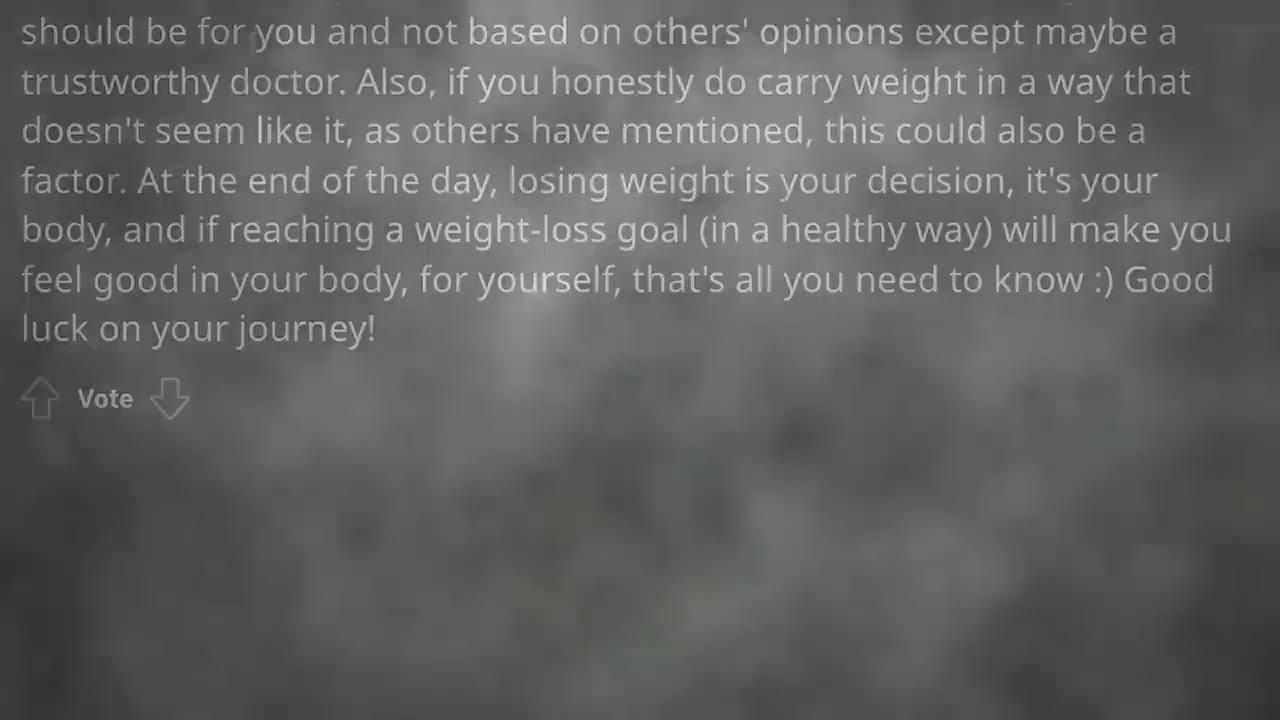 Why Do People Lie And Say I'm Not Fat