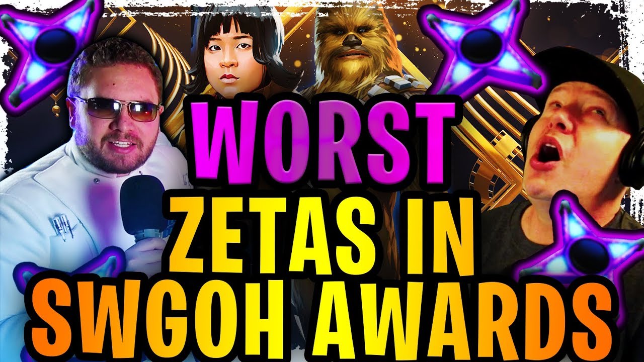 WORST Zetas of All Time in Star Wars: Galaxy of Heroes Awards! DO NOT GET THESE ZETAS IN 2020!